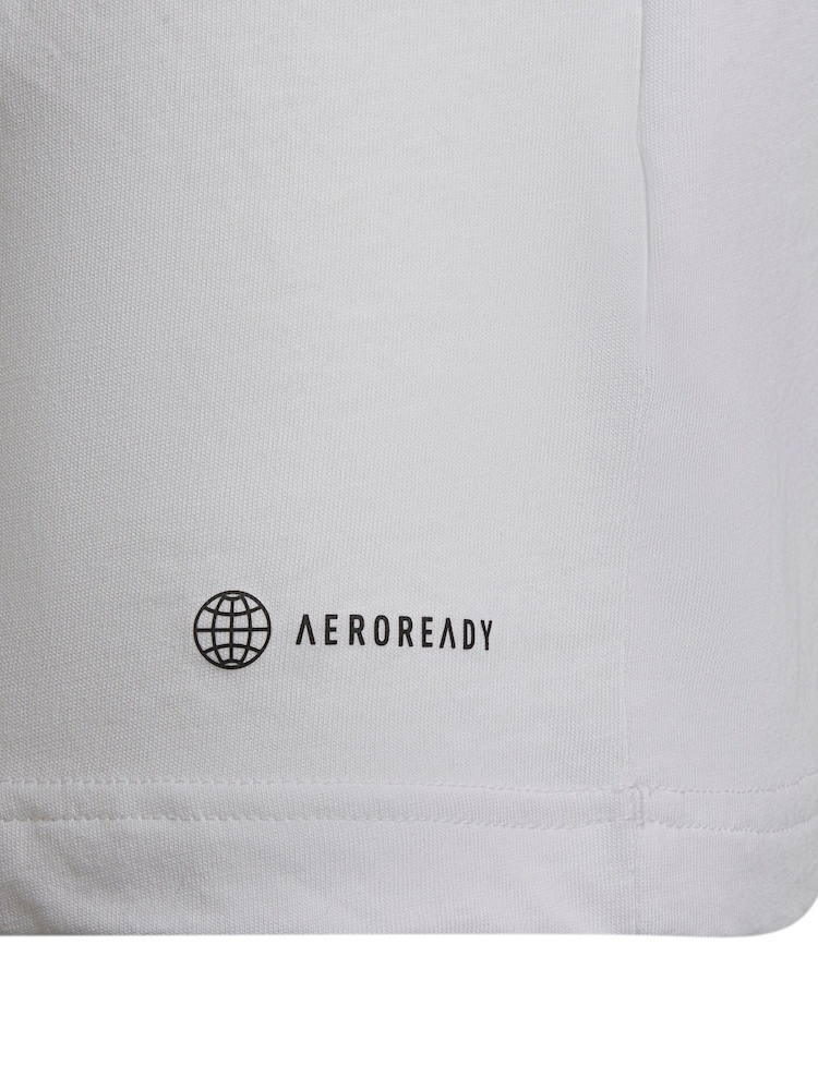 adidas White 100% Cotton Entrada 22 T-Shirt - Image 11 of 11 adidas White 100% Cotton Entrada 22 T-Shirt - Image 11 of 11