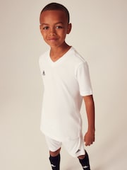 adidas White 100% Cotton Entrada 22 T-Shirt - Image 5 of 11