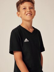 adidas Black Entrada 22 T-Shirt - Image 7 of 14