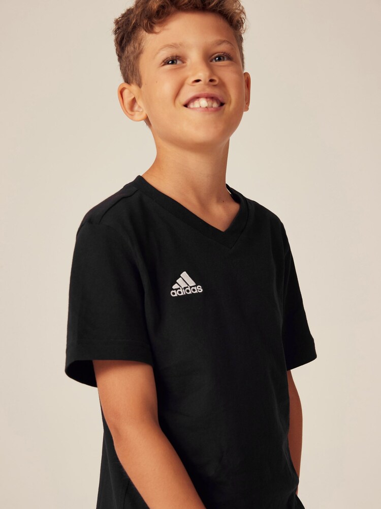 adidas Black Entrada 22 T-Shirt - Image 7 of 14