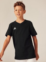 adidas Black Entrada 22 T-Shirt - Image 8 of 14