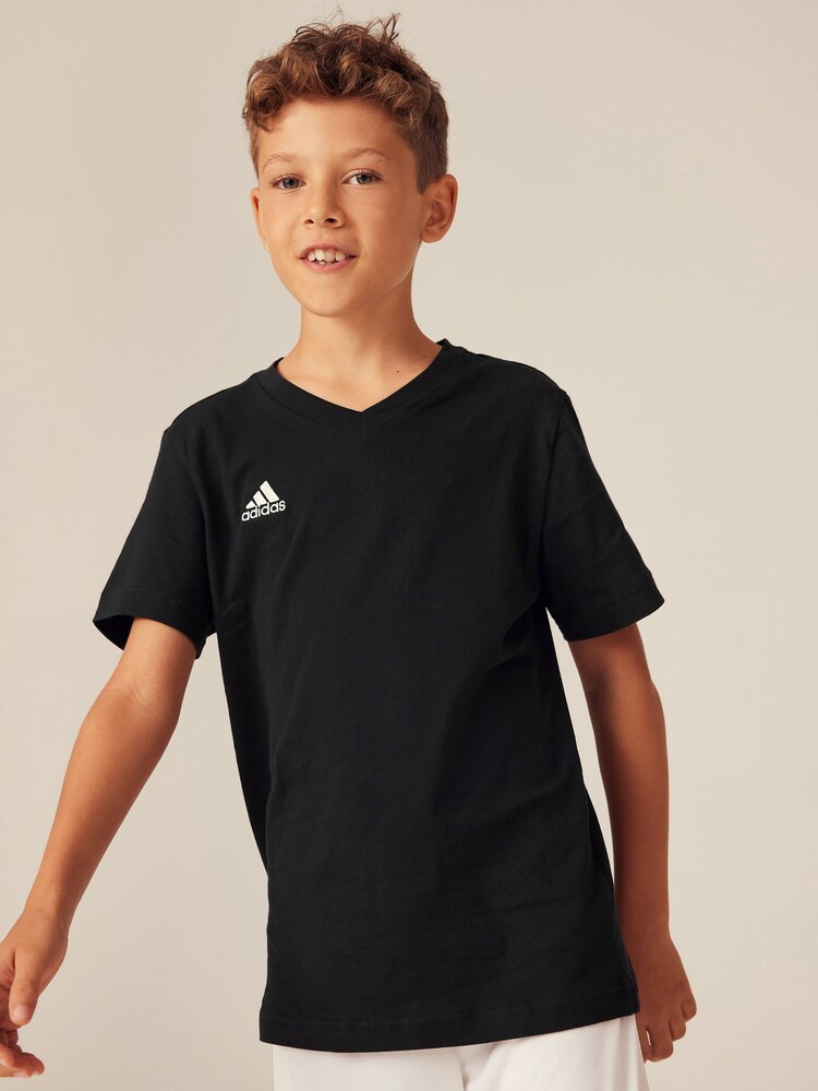 adidas Black Entrada 22 T-Shirt - Image 8 of 14