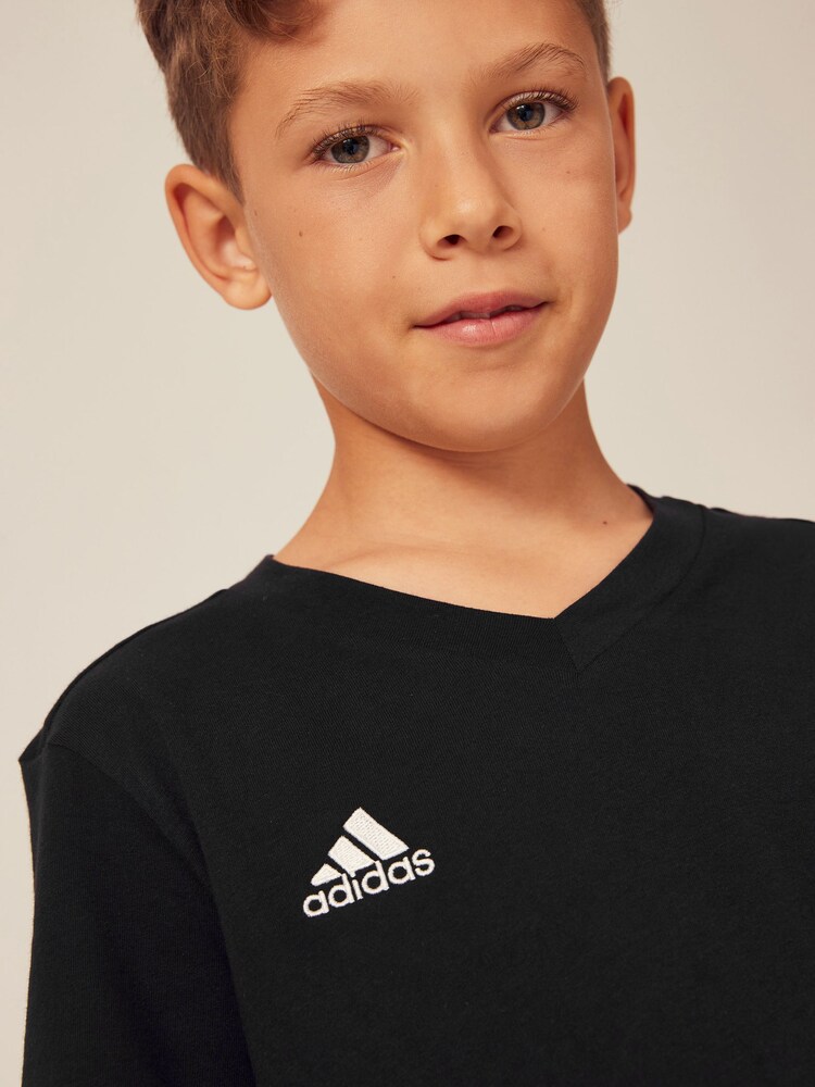 adidas Black Entrada 22 T-Shirt - Image 9 of 14