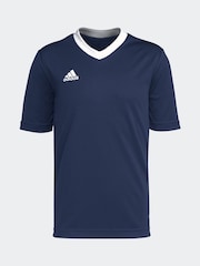 adidas Navy Blue Entrada 22 Tshirt - Image 1 of 5