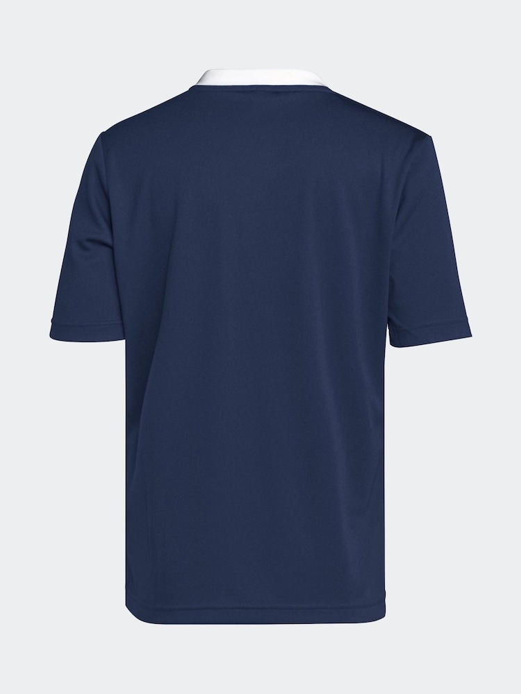 adidas Navy Blue Entrada 22 Tshirt - Image 2 of 5