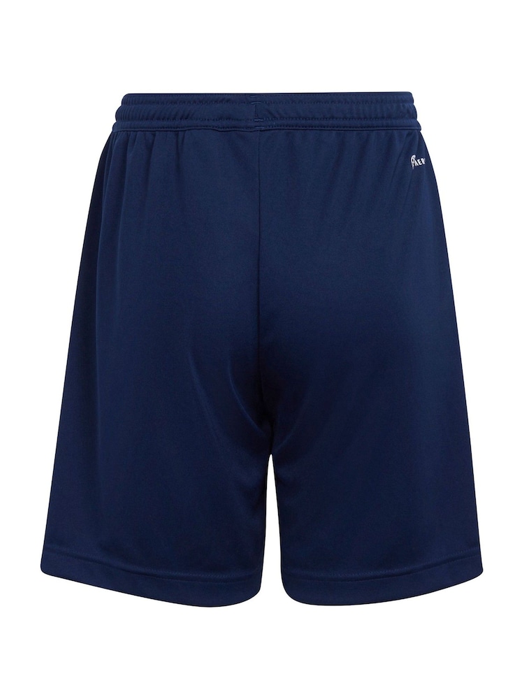 adidas Navy Entrada 22 Shorts - Image 2 of 5 adidas Navy Entrada 22 Shorts - Image 2 of 5