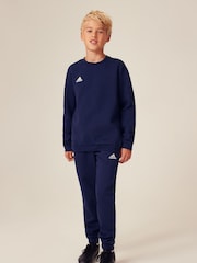 adidas Blue Entrada 22 Sweat Joggers - Image 2 of 6