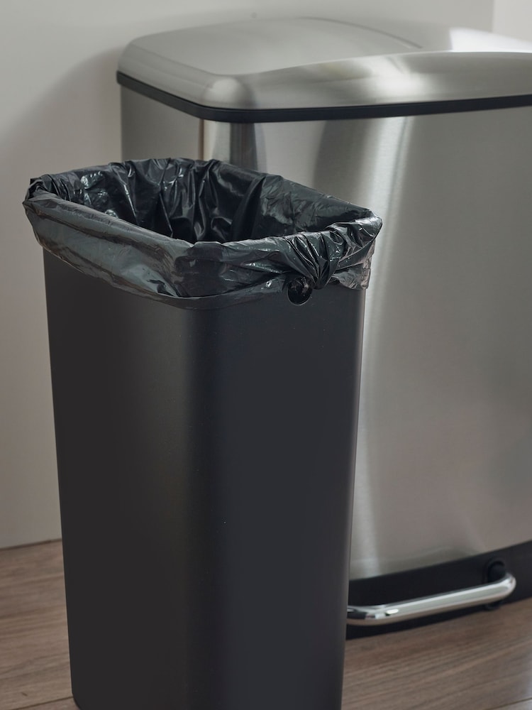Chrome 24L Twin Compartment Recycling Bin - Image 5 of 5