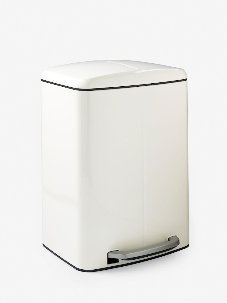 Cream 40L Twin Compartment Recycling Bin - Image 4 of 4