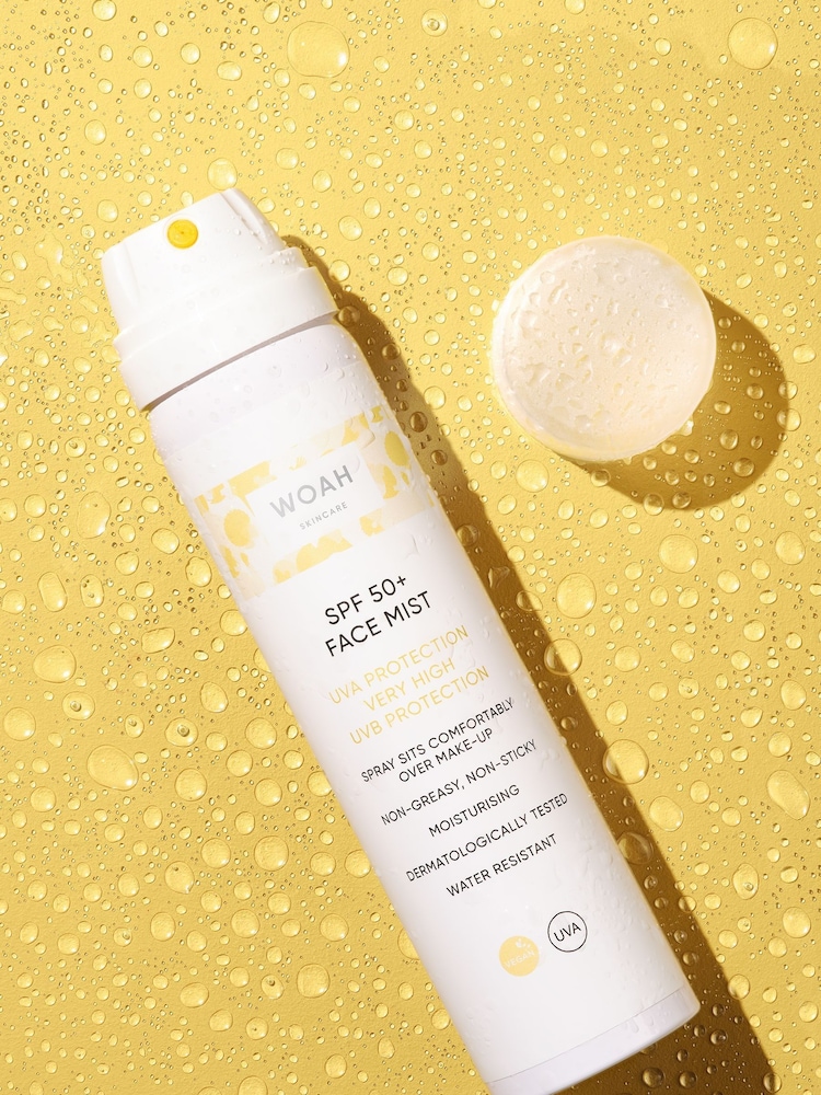 WOAH by Next SPF 50 Facial Mist 75ml Vegan Friendly - Image 1 of 4