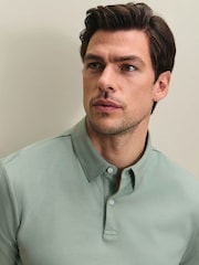 Nanə Yaşıl - Charles Tyrwhitt Qısa Qollu Polo Köynək - 6şəkildən 2 şəkil