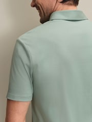 Nanə Yaşıl - Charles Tyrwhitt Qısa Qollu Polo Köynək - 6şəkildən 3 şəkil