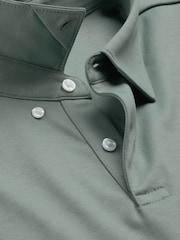 Nanə Yaşıl - Charles Tyrwhitt Qısa Qollu Polo Köynək - 6şəkildən 5 şəkil