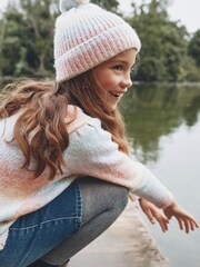M&Co Pink Ombré Jumper - Image 1 of 1