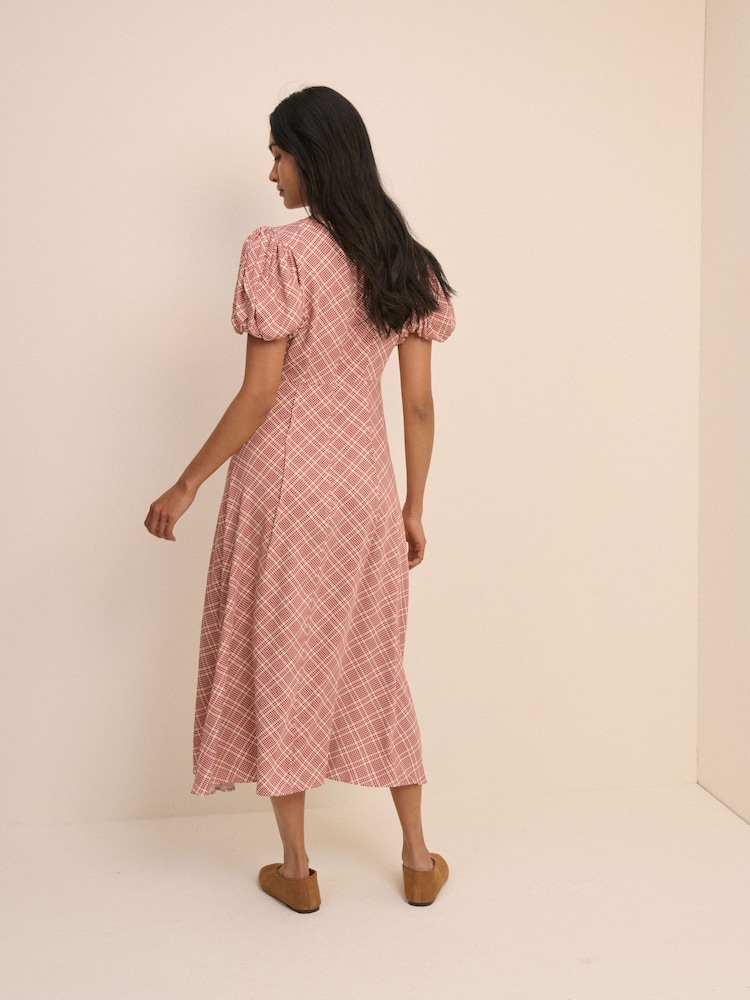 Nobodys Child Red Quinn Midi Dress - Image 2 of 5