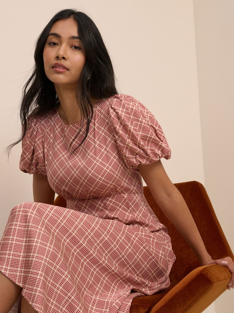 quinn puff sleeve mini dress Quinn Puff Sleeve Dress