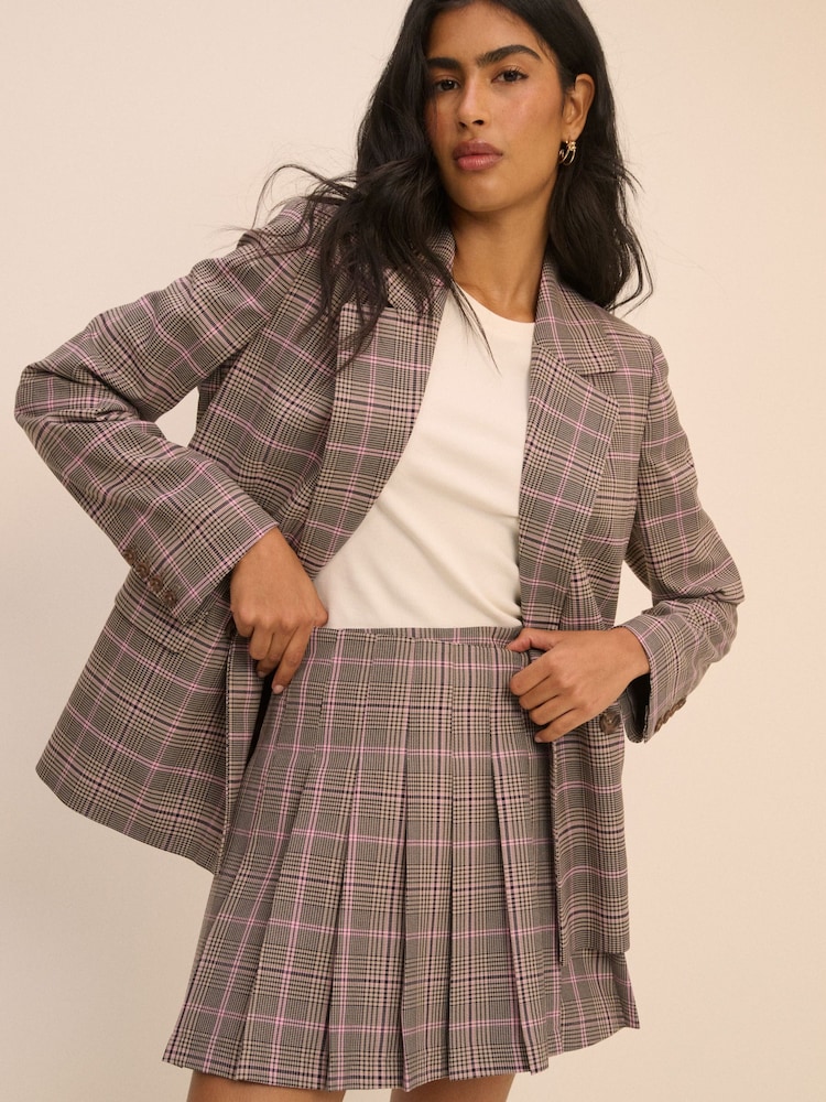 Nobodys Child Grey Mini Wrap Kilt Skirt - Image 1 of 5
