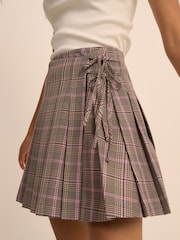 Nobodys Child Grey Mini Wrap Kilt Skirt - Image 5 of 5