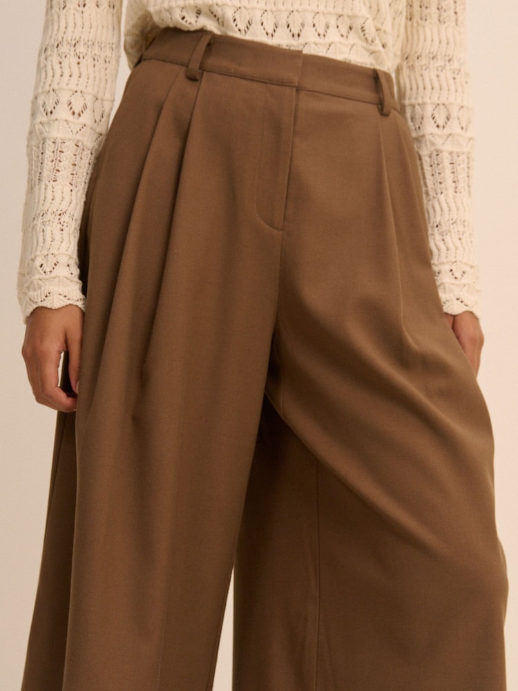 Nobodys Child Brown Tailored Culottes Shorts - Image 5 of 5 Nobodys Child Brown Tailored Culottes Shorts - Image 5 of 5