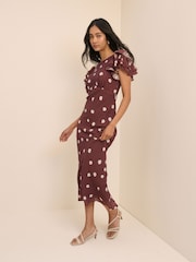 Nobodys Child Brown Lola Midaxi Dress - Image 1 of 5