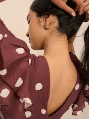 Nobodys Child Brown Lola Midaxi Dress - Image 5 of 5