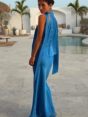 Never Fully Dressed Blue Maeva Midi Skirt - Image 5 of 5