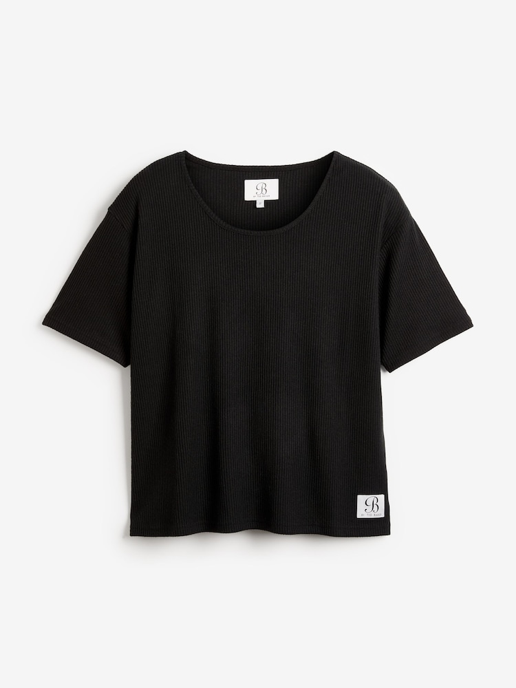 B by Ted Baker Rib Loungewear T-Shirt - Image 1 of 1