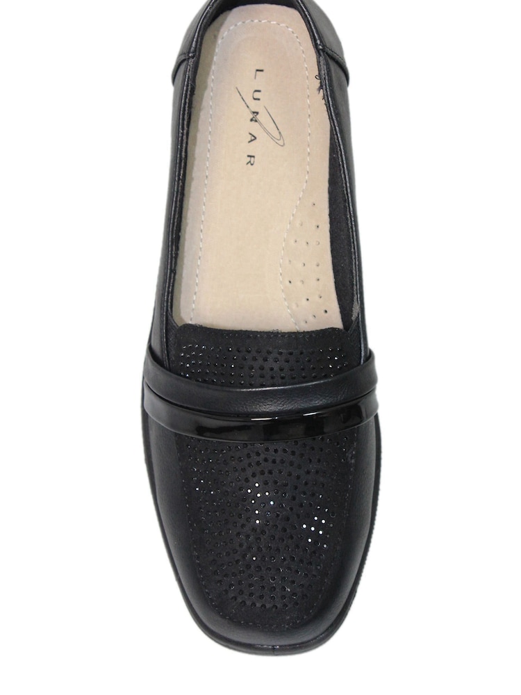 Lunar Black Esther Wedge Shoes - Image 5 of 5