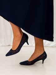 Lunar Alisha Gemstone Kitten Heel Shoes - Image 2 of 4