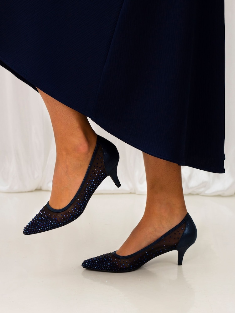 Lunar Alisha Gemstone Kitten Heel Shoes - Image 2 of 4