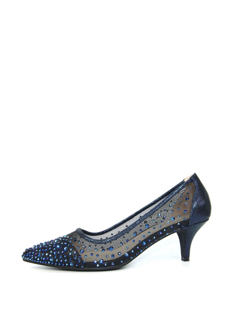 Azul - Zapatos de tacón bajo con pedrería Alisha de Lunar - Imagen 7 de 7 Azul - Zapatos de tacón bajo con pedrería Alisha de Lunar - Imagen 7 de 7