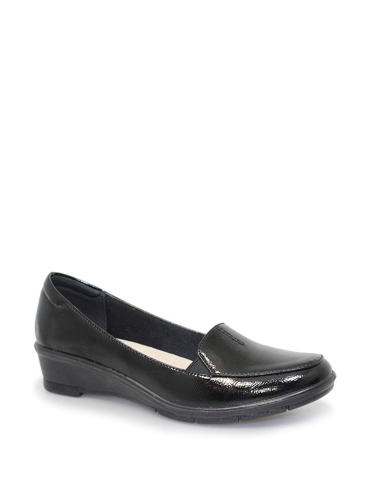 Lunar Black Elsbeth Patent Shoes - Image 3 of 5