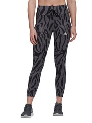 adidas Grey Tiger Print Leggings - Image 1 of 6