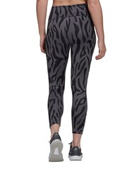 adidas Grey Tiger Print Leggings - Image 2 of 6