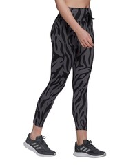 adidas Grey Tiger Print Leggings - Image 3 of 6