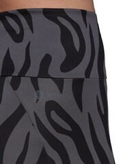 adidas Grey Tiger Print Leggings - Image 4 of 6