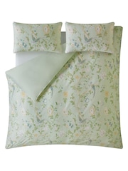 Laura Ashley Eau de Nil Green Summer Palace 100% Cotton Duvet Cover and Pillowcase Set - Image 5 of 5