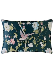 Laura Ashley Midnight Blue Summer Palace 100% Cotton Duvet Cover and Pillowcase Set - Image 4 of 5