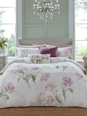 Laura Ashley 220 Thread Count Gosford 100% Cotton Duvet Cover and Pillowcase Set - Изображение 1 из 2