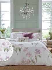 Laura Ashley 220 Thread Count Gosford 100% Cotton Duvet Cover and Pillowcase Set - Изображение 2 из 2