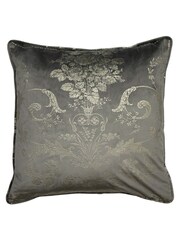 Laura Ashley Steel Grey Josette Metallic Cushion - Image 2 of 2