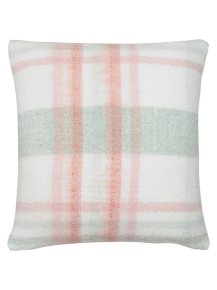 Laura Ashley Sage Green Colton Check Cushion - Image 2 of 2
