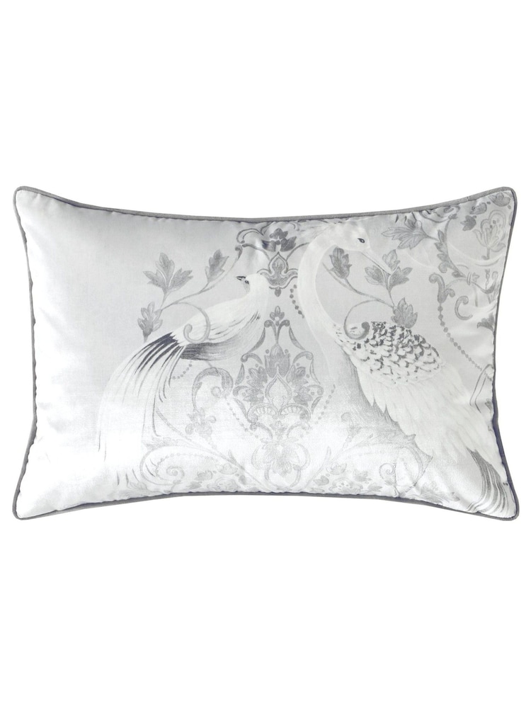 Laura Ashley Silver Tregaron Cushion - Image 2 of 2