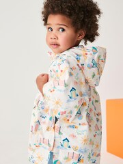 Krem plaža z motivom junaka - odporen na dež Overhead Printed komplet Away Poncho Cagoule (3mths-7yrs) - Slika 3 iz 7