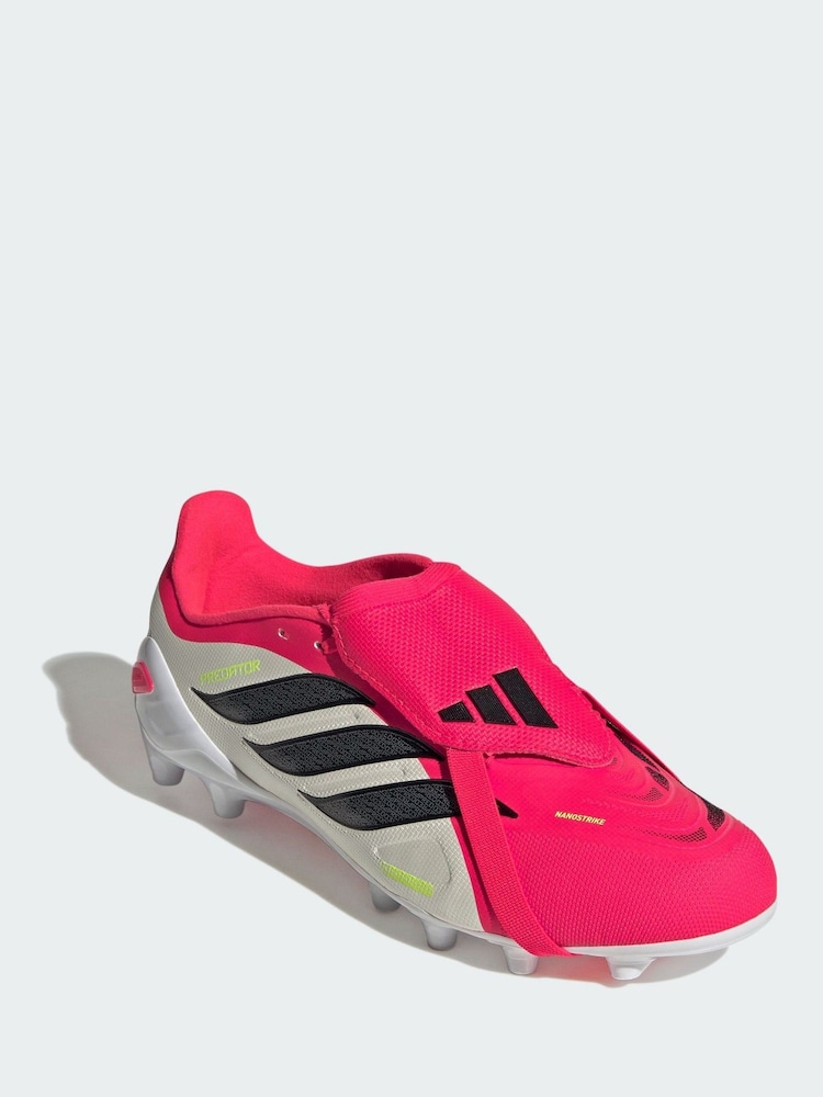adidas Red Predator League Fold-Over Tongue Artificial Ground Football Boots - Image 1 of 4 adidas Red Predator League Fold-Over Tongue Artificial Ground Football Boots - Image 1 of 4