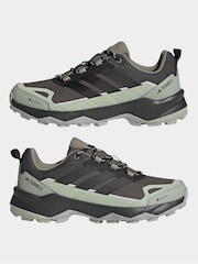 adidas Green Terrex Skychaser Ax5 Gore-Tex Hiking Shoes - Image 3 of 10