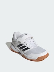 adidas White Speedcourt Indoor Shoes - Image 1 of 4