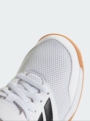 adidas White Speedcourt Indoor Shoes - Image 3 of 4