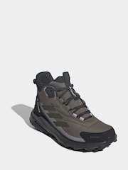 adidas Green Terrex Anylander Mid Rain.Rdy Hiking Shoes - Image 1 of 10