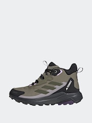 adidas Green Terrex Anylander Mid Rain.Rdy Hiking Shoes - Image 10 of 10